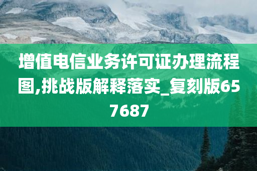 增值电信业务许可证办理流程图,挑战版解释落实_复刻版657687
