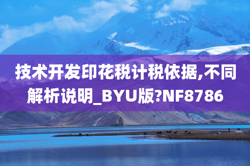 技术开发印花税计税依据,不同解析说明_BYU版?NF8786
