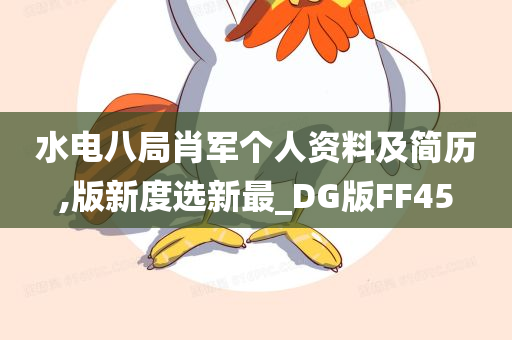 水电八局肖军个人资料及简历,版新度选新最_DG版FF45