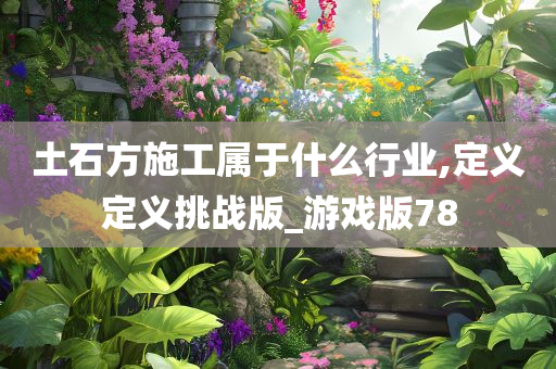 土石方施工属于什么行业,定义定义挑战版_游戏版78