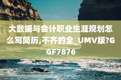 大数据与会计职业生涯规划怎么写简历,不齐的全_UMV版?GGF7876