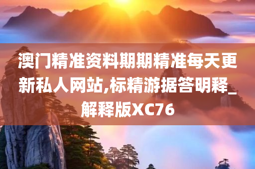 澳门精准资料期期精准每天更新私人网站,标精游据答明释_解释版XC76