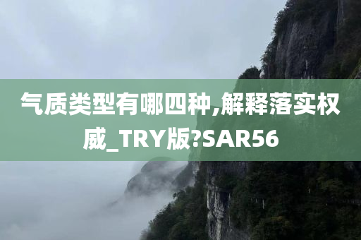 气质类型有哪四种,解释落实权威_TRY版?SAR56