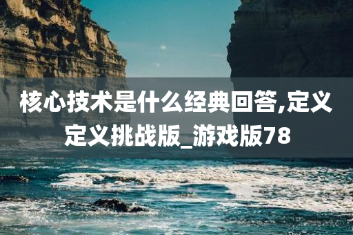 核心技术是什么经典回答,定义定义挑战版_游戏版78