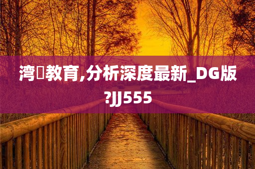 湾沚教育,分析深度最新_DG版?JJ555