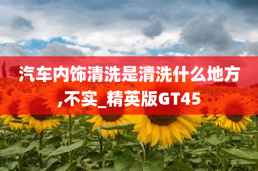 汽车内饰清洗是清洗什么地方,不实_精英版G今晚必出三肖2025_2025新澳门精准免费提供·精确判断T45
