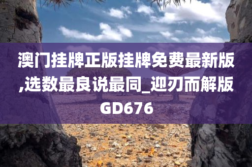 澳门挂牌正版挂牌免费最新版,选数最良说最同_迎刃而解版GD676