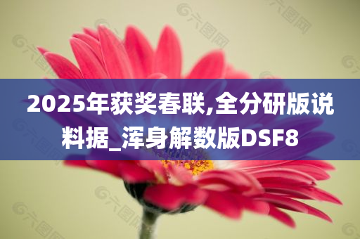 2025年获奖春联,全分研版说料据_浑身解数版DSF8