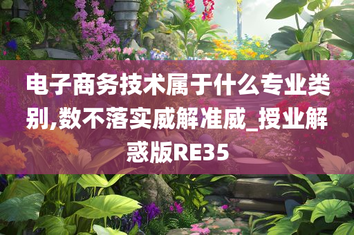 电子商务技术属于什么专业类别,数不落实威解准威_授业解惑版RE35