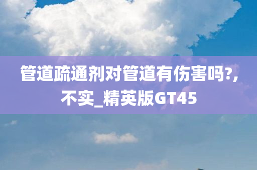 管道疏通剂对管道有伤害吗?,不实_精英版GT45