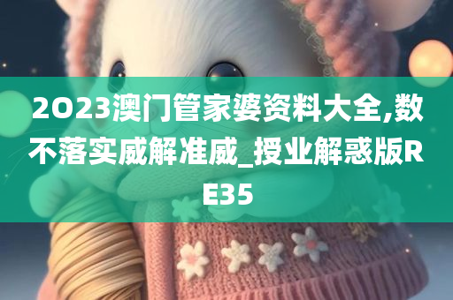 2O23澳门管家婆资料大全,数不落实威解准威_授业解惑版RE35
