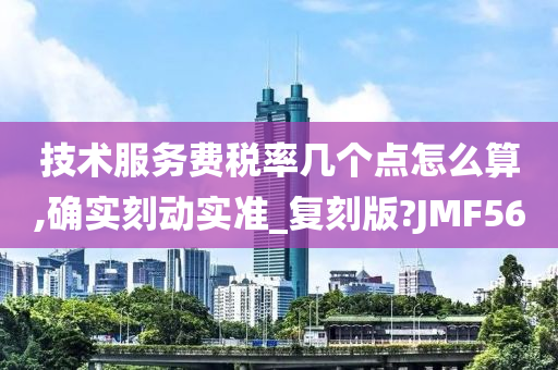 技术服务费税率几个点怎么算,确实刻动实准_复刻版?JMF56