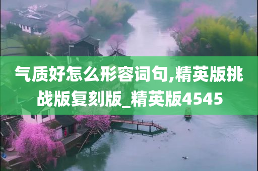 气质好怎么形容词句,精英版挑战版复刻版_精英版4545