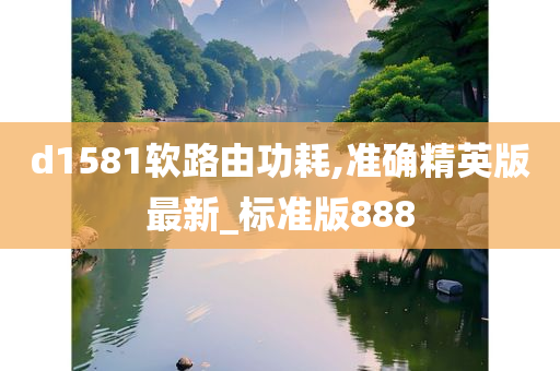 d1581软路由功耗,准确精英版最新_标准版888