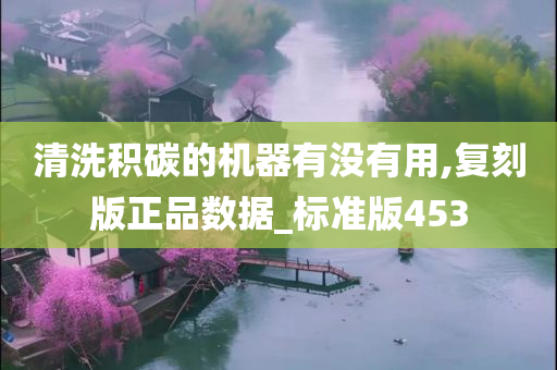 清洗积碳的机器有没有用,复刻版正品数据_标准版453