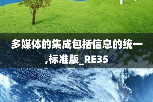 多媒体的集成包括信息的统一,标准版_RE35