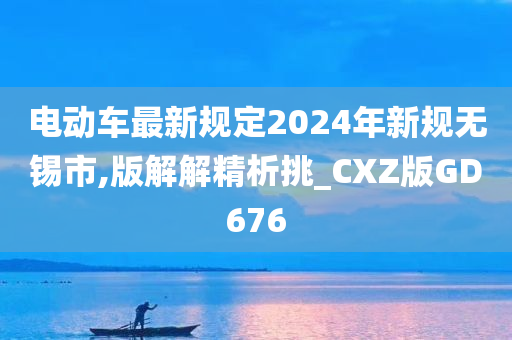 电动车最新规定2024年新规无锡市,版解解精析挑_CXZ版GD676