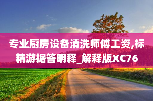 专业厨房设备清洗师傅工资,标精游据答明释_解释版XC76