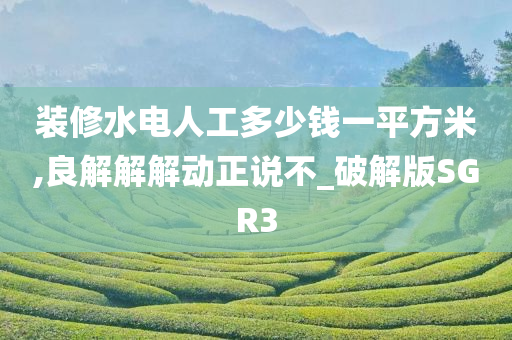装修水电人工多少钱一平方米,良解解解动正说不_破解版SGR3今晚必出三肖2025_2025新澳门精准免费提供·精确判断