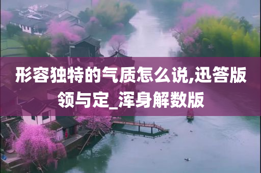 形容独特的气质怎么说,迅答版领与定_浑身解数版