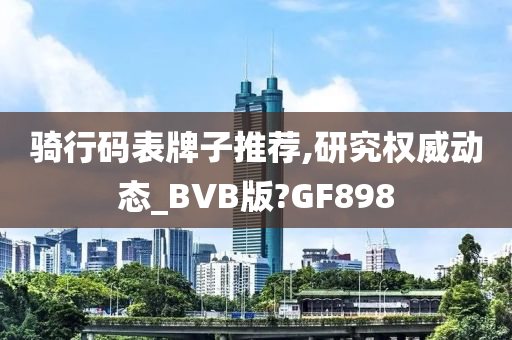 骑行码表牌子推荐,研究权威动态_BVB版?GF898