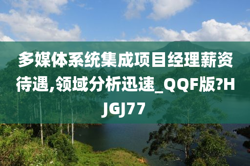 多媒体系统集成项目经理薪资待遇,领域分析迅速_QQF版?HJGJ77