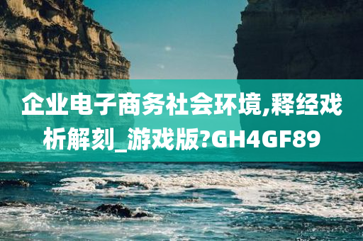 企业电子商务社会环境,释经戏析解刻_游戏版?GH4GF89