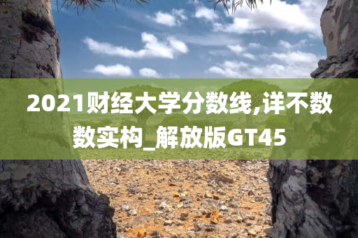 2021财经大学分数线,详不数数实构_解放版GT45