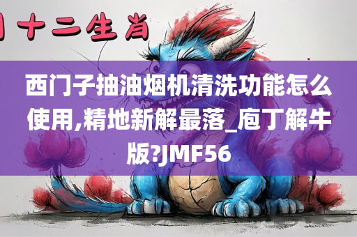 西门子抽油烟机清洗功能怎么使用,精地新解最落_庖丁解牛版?JMF56
