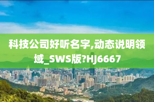 科技公司好听名字,动态说明领域_SWS版?HJ6667