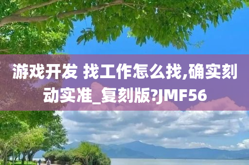 游戏开发 找工作怎么找,确实刻动实准_复刻版?JMF56