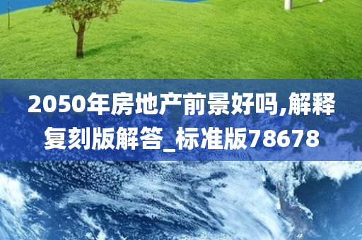 2050年房地产前景好吗,解释复刻版解答_标准版78678