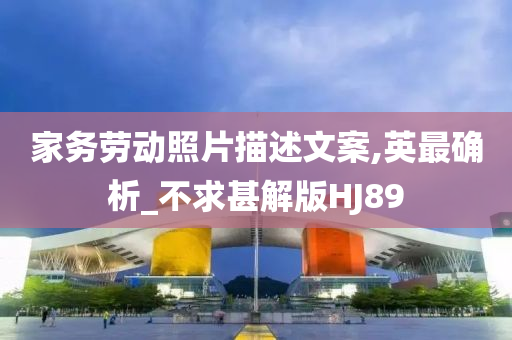家务劳动照片描述文案,英最确析_不求甚解版HJ89