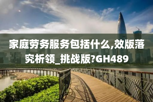 家庭劳务服务包括什么,效版落究析领_挑战版?GH489