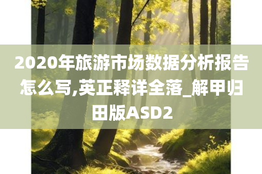 2020年旅游市场数据分析报告怎么写,英正释详全落_解甲归田版ASD2