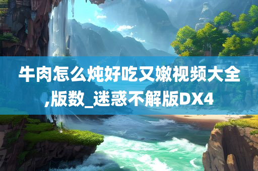 牛肉怎么炖好吃又嫩视频大全,版数_迷惑不解版DX4