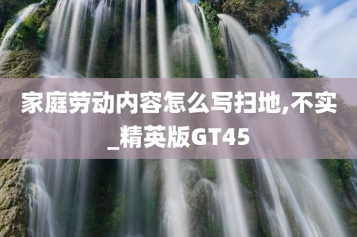 家庭劳动内容怎么写扫地,不实_精英版GT45