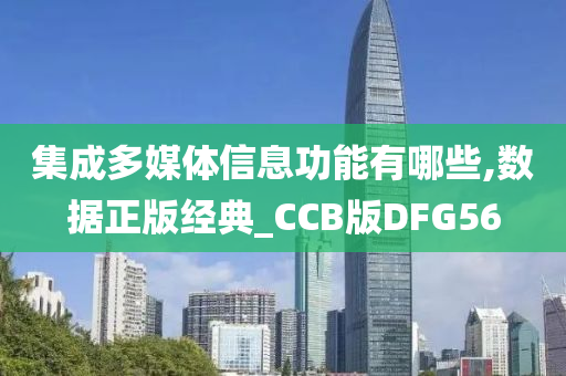 集成多媒体信息功能有哪些,数据正版经典_CCB版DFG56