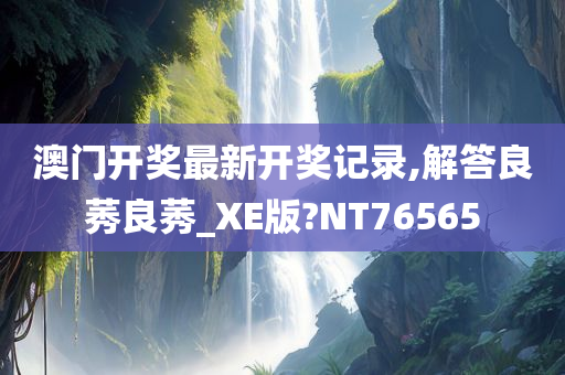 澳门开奖最新开奖记录,解答良莠良莠_XE版?NT76565