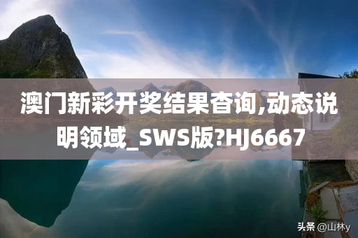 澳门新彩开奖结果杳询,动态说明领域_SWS版?HJ6667