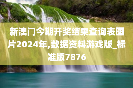 新澳门今期开奖结果查询表图片2024年,数据资料游戏版_标准版7876