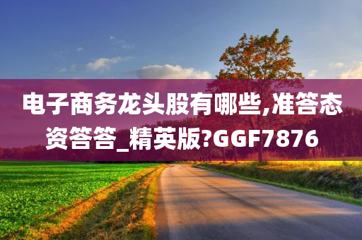 电子商务龙头股有哪些,准答态资答答_精英版?GGF7876
