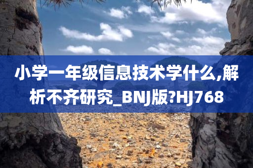 小学一年级信息技术学什么,解析不齐研究_BNJ版?HJ768