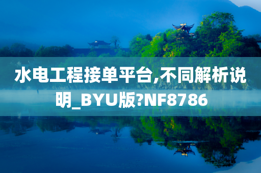 水电工程接单平台,不同解析说明_BYU版?NF8786