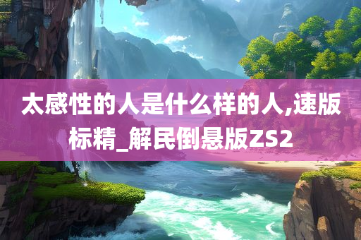 太感性的人是什么样的人,速版标精_解民倒悬版ZS2