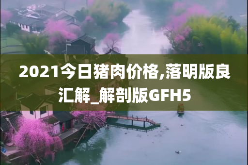 2021今日猪肉价格,落明版良汇解_解剖版GFH5