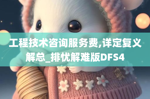 工程技术咨询服务费,详定复义解总_排忧解难版DFS4