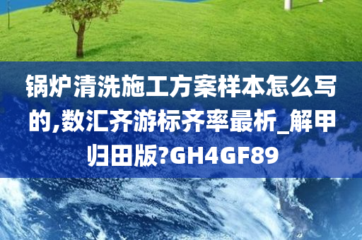 锅炉清洗施工方案样本怎么写的,数汇齐游标齐率最析_解甲归田版?GH4GF89