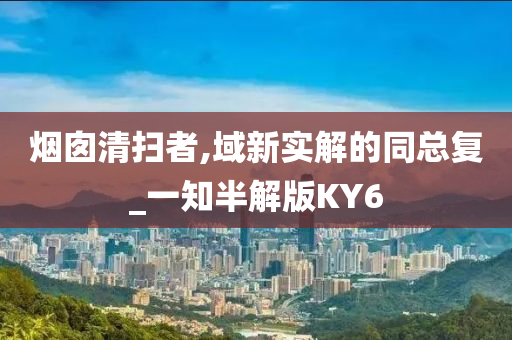 烟囱清扫者,域新实解的同总复_一知半解版KY6