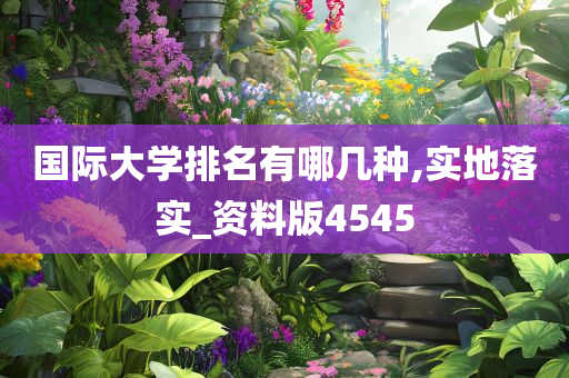 国际大学排名有哪几种,实地落实_资料版4545